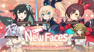 New Faces Spotlight Portal (Hanabi (Flipperversary), Celtie (Flipperversary), Phiria (Flipperversary), Cecilia (Flipperversary), Arly (Flipperversary)).jpg