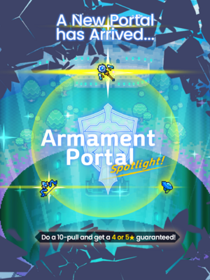 Armament Spotlight Portal (Blaugandr, Ocean Blue Bow, Iris Blaster) announcement.png