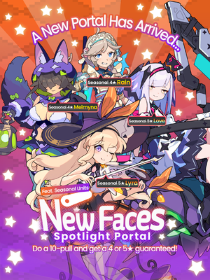 New Faces Spotlight Portal (Lyra (Halloween), Love (Halloween), Melmyna (Halloween), Rain (Halloween)) announcement.png