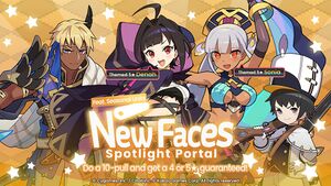 New Faces Spotlight Portal (Sonia (Oath to the Dawn), Denah (Oath to the Dawn), Haridal, Rue Ruto).jpg